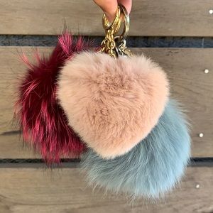 Michael Kors furry keychains